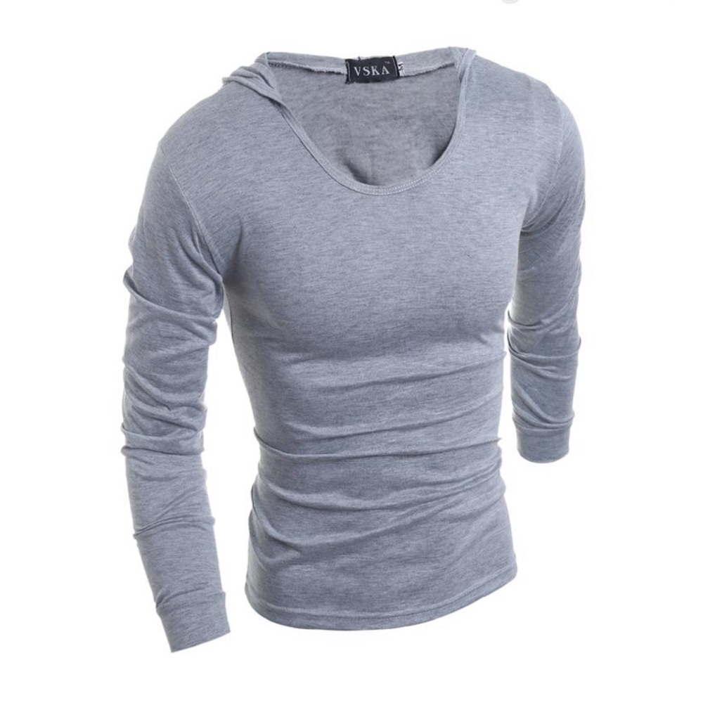VSKA Men Long Sleeved Hooded Light Weight …